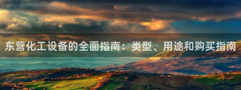 新宝gg—创造奇迹登录官网：东营化工设备的全面指南