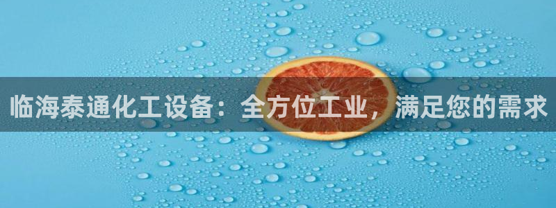 新宝gg一注册：临海泰通化工设备：全方位工业，满足您的需求